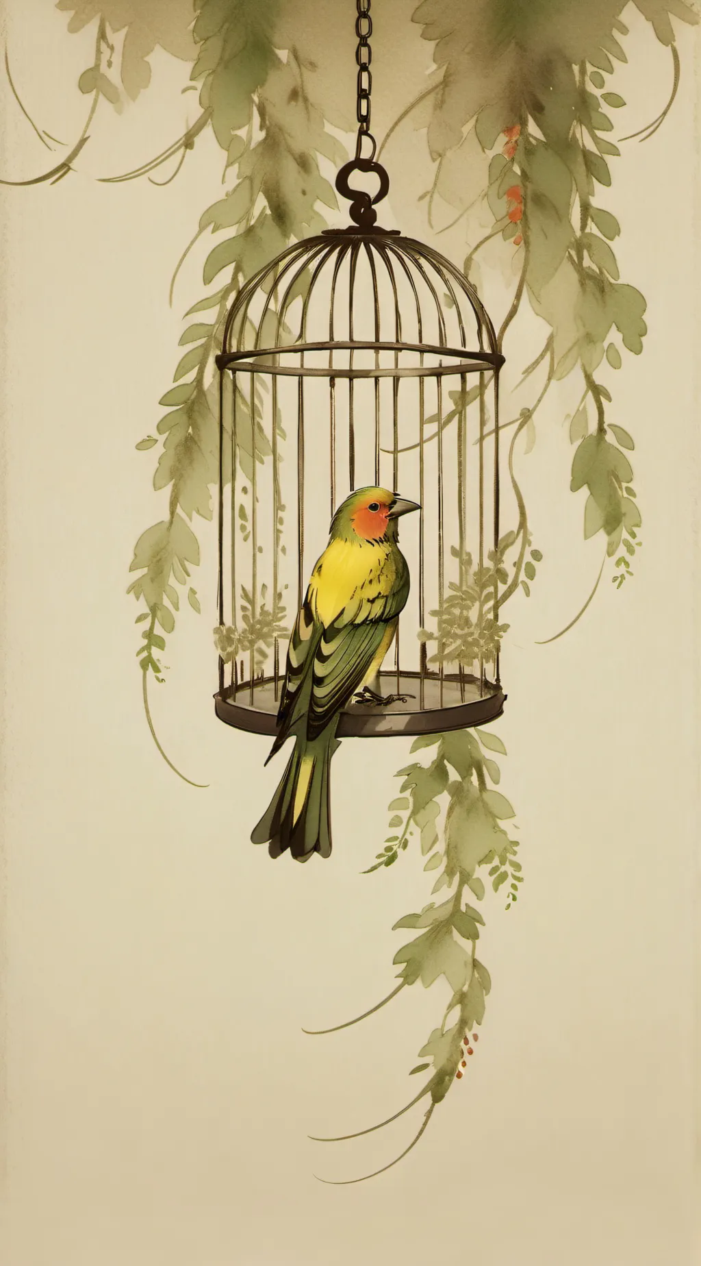 ai character: Comment whatever background