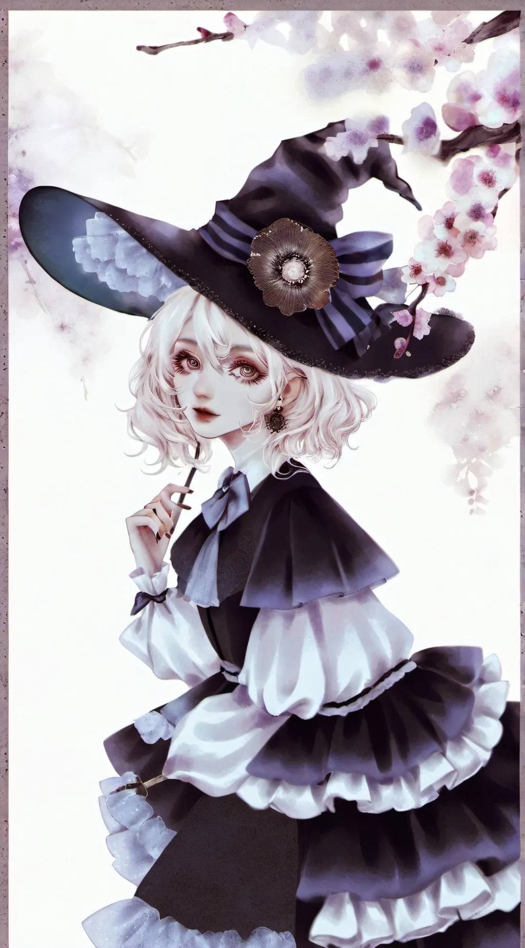 ai character: scarlet background