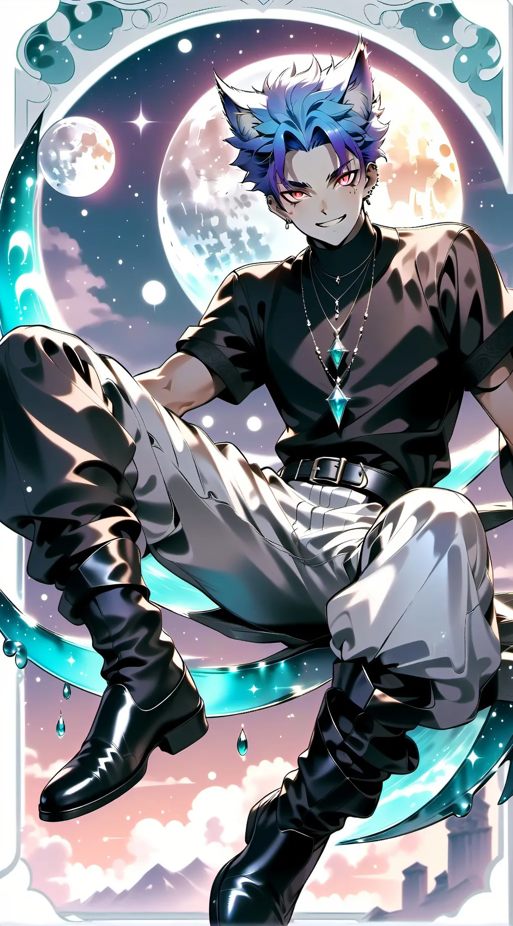 ai character: Akaza background