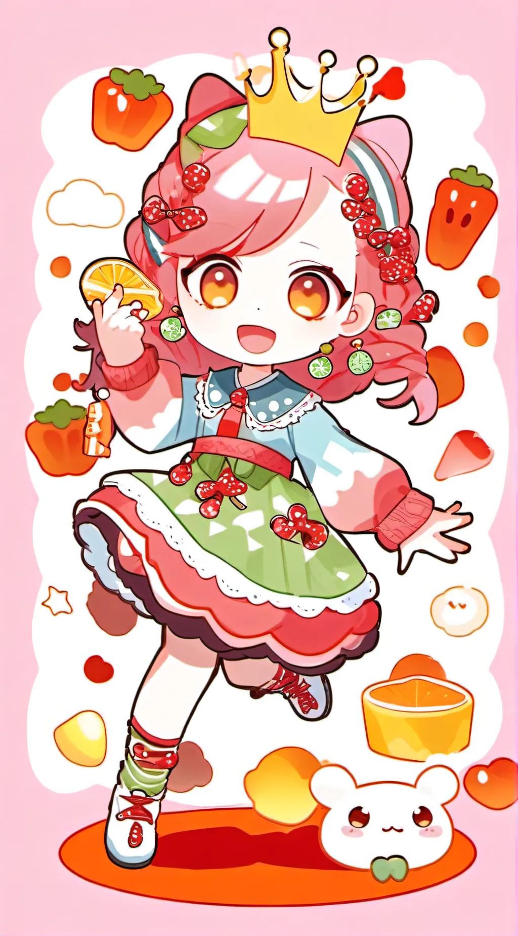 ai character: Rich girly background