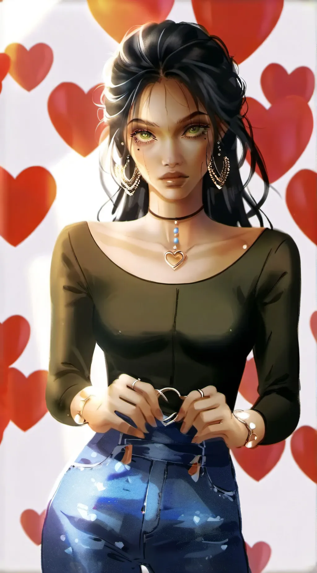 ai character: DEMON SLAYER background