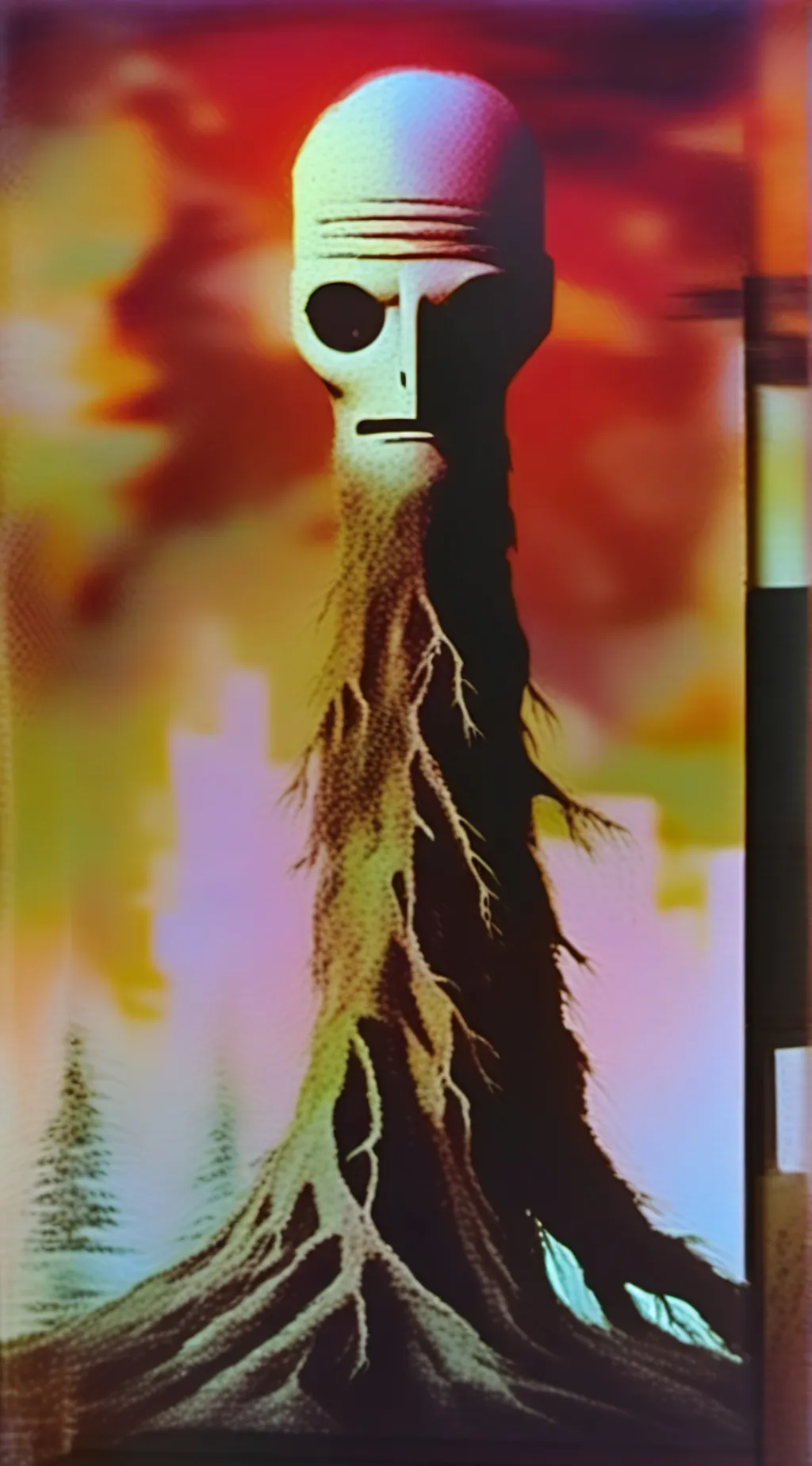 ai character: mha x siren head background