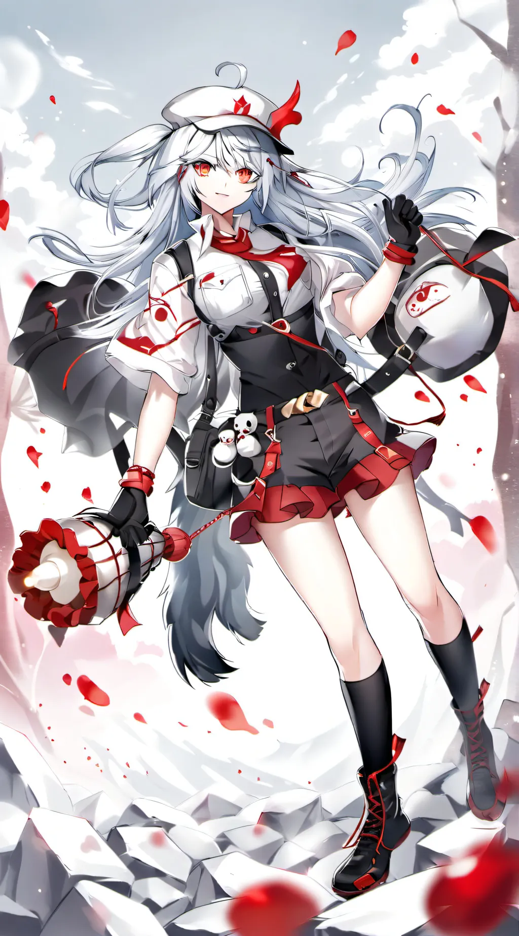 ai character: Luna background