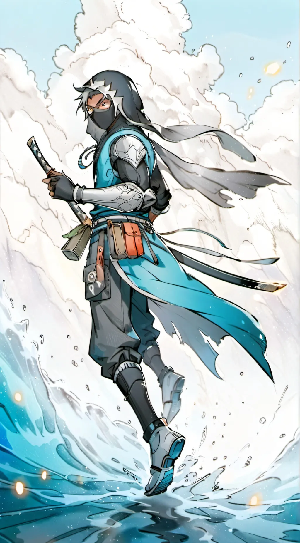 ai character: Zen zen  background