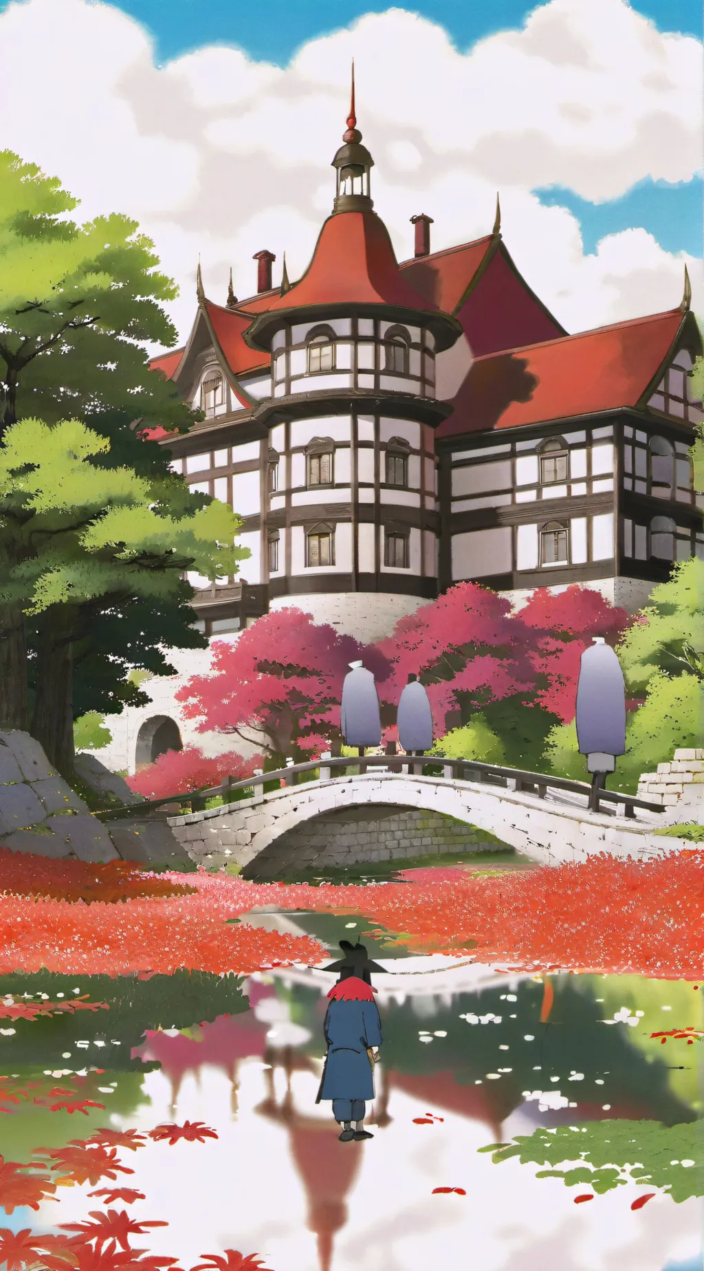 ai character: old family drama background