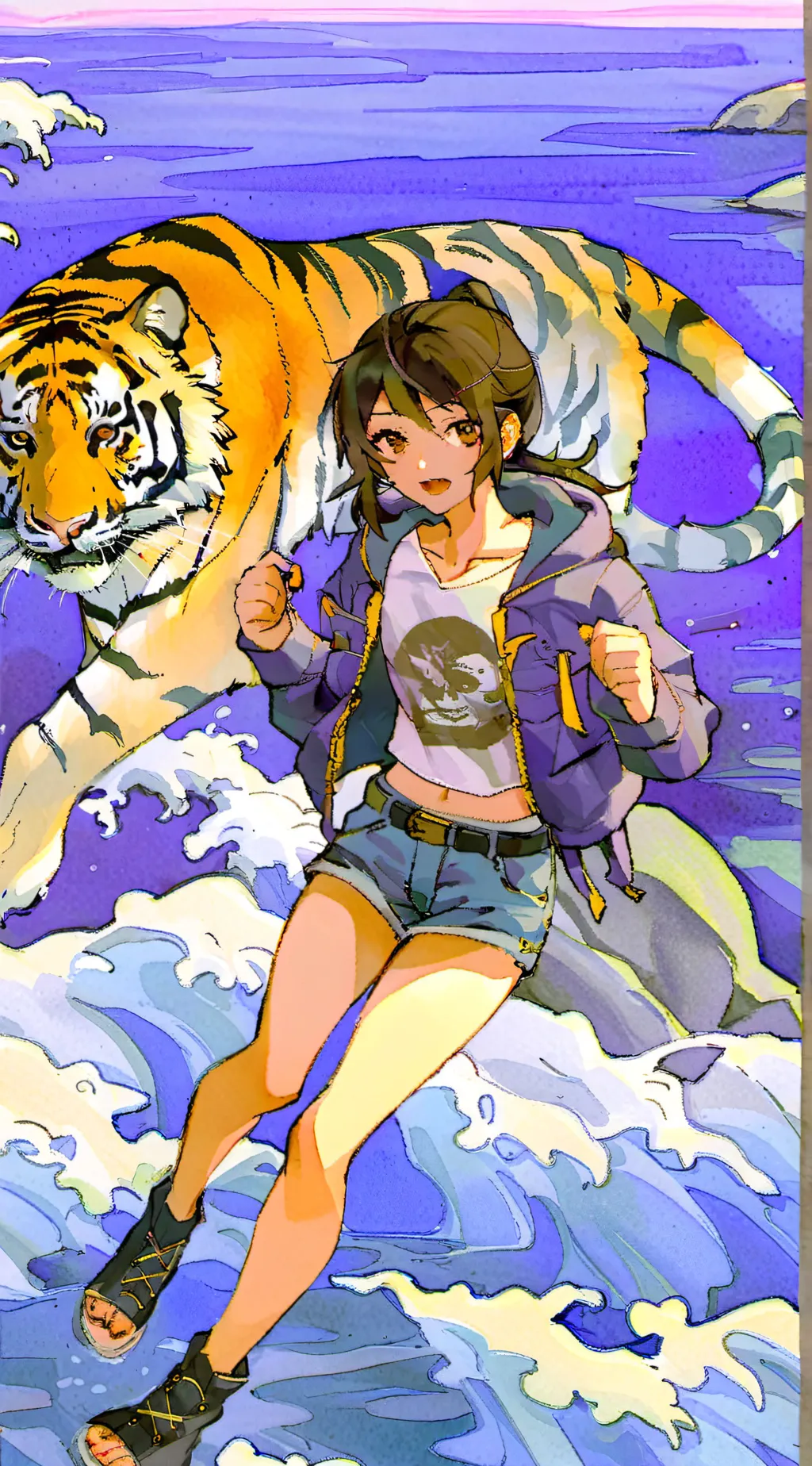 ai character: Mha zoo background