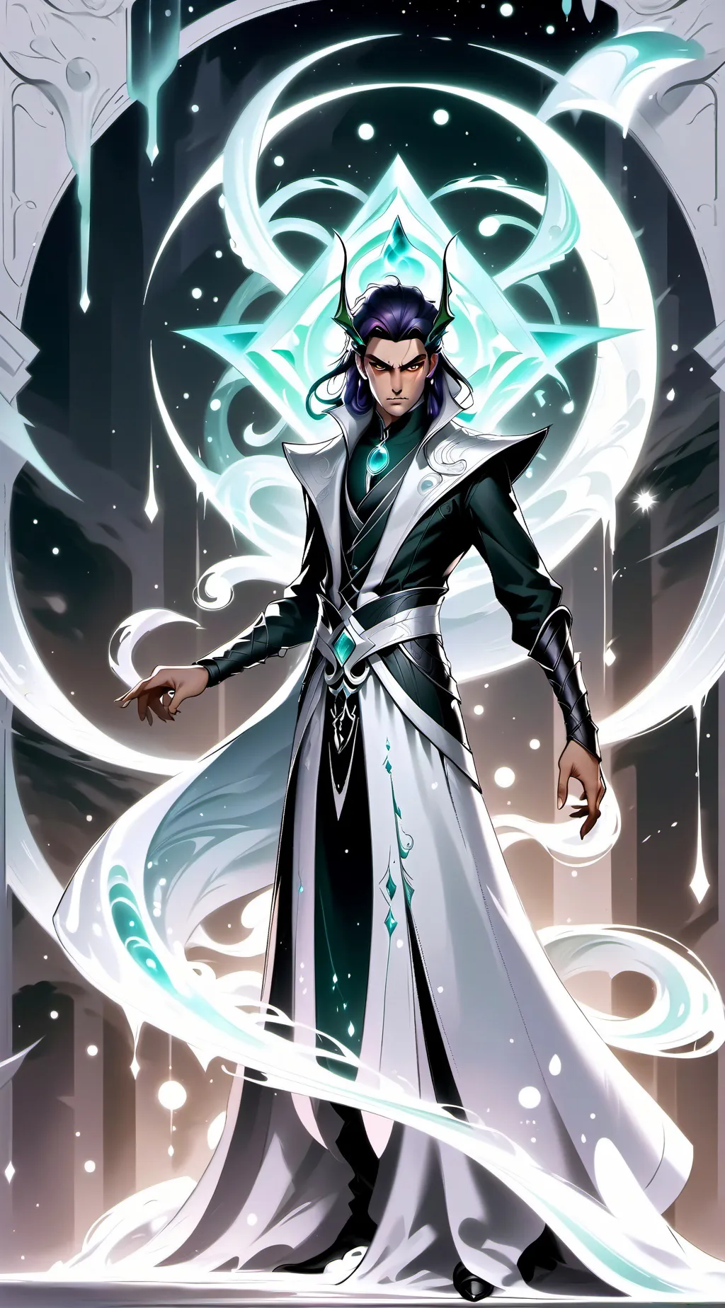 ai character: Martis and dyroth  background