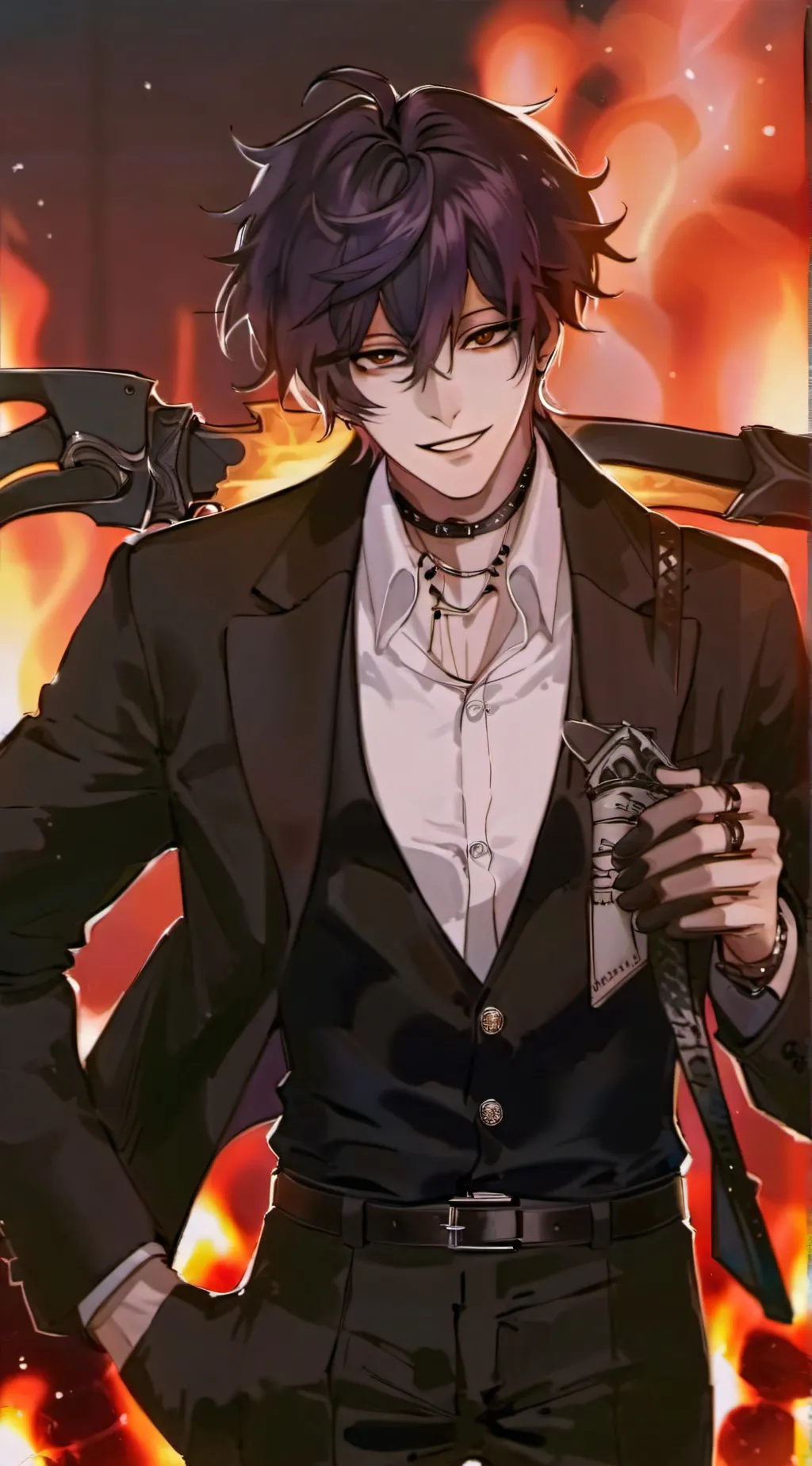 ai character: |~Acarlic~| background