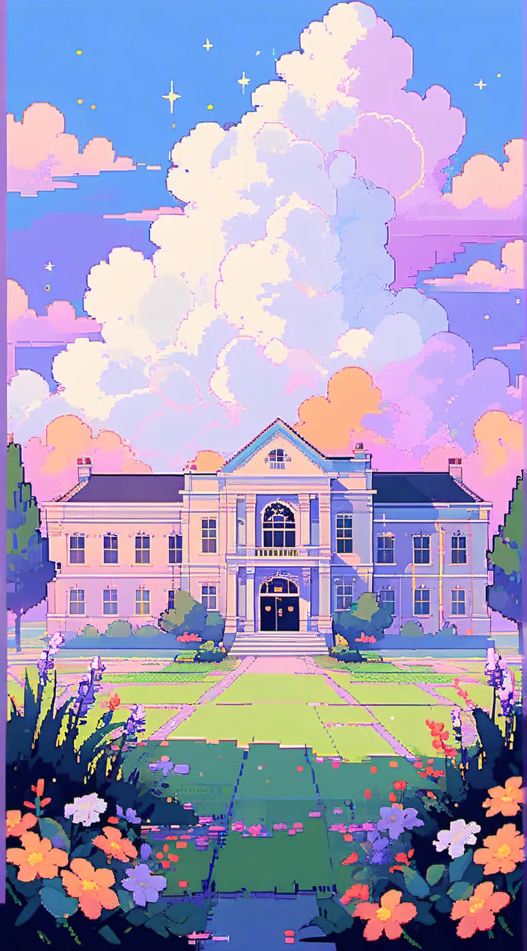 ai character: ♡Middle School♡ background