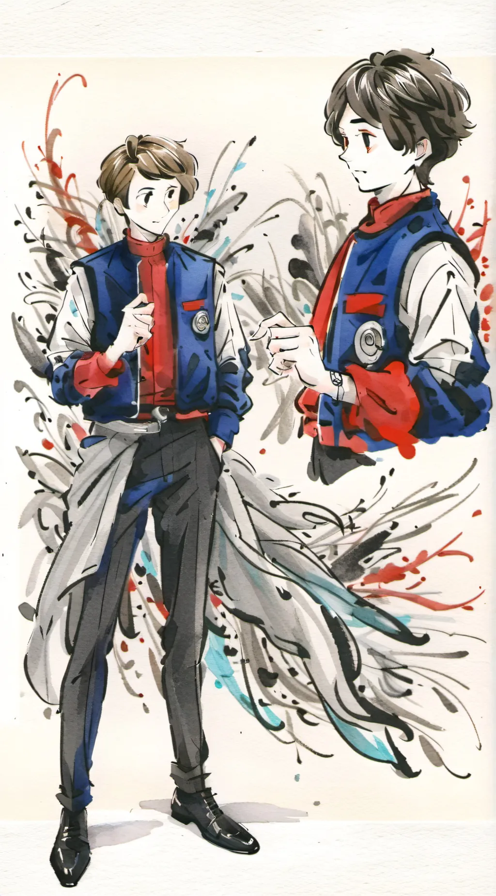 ai character: B6 background