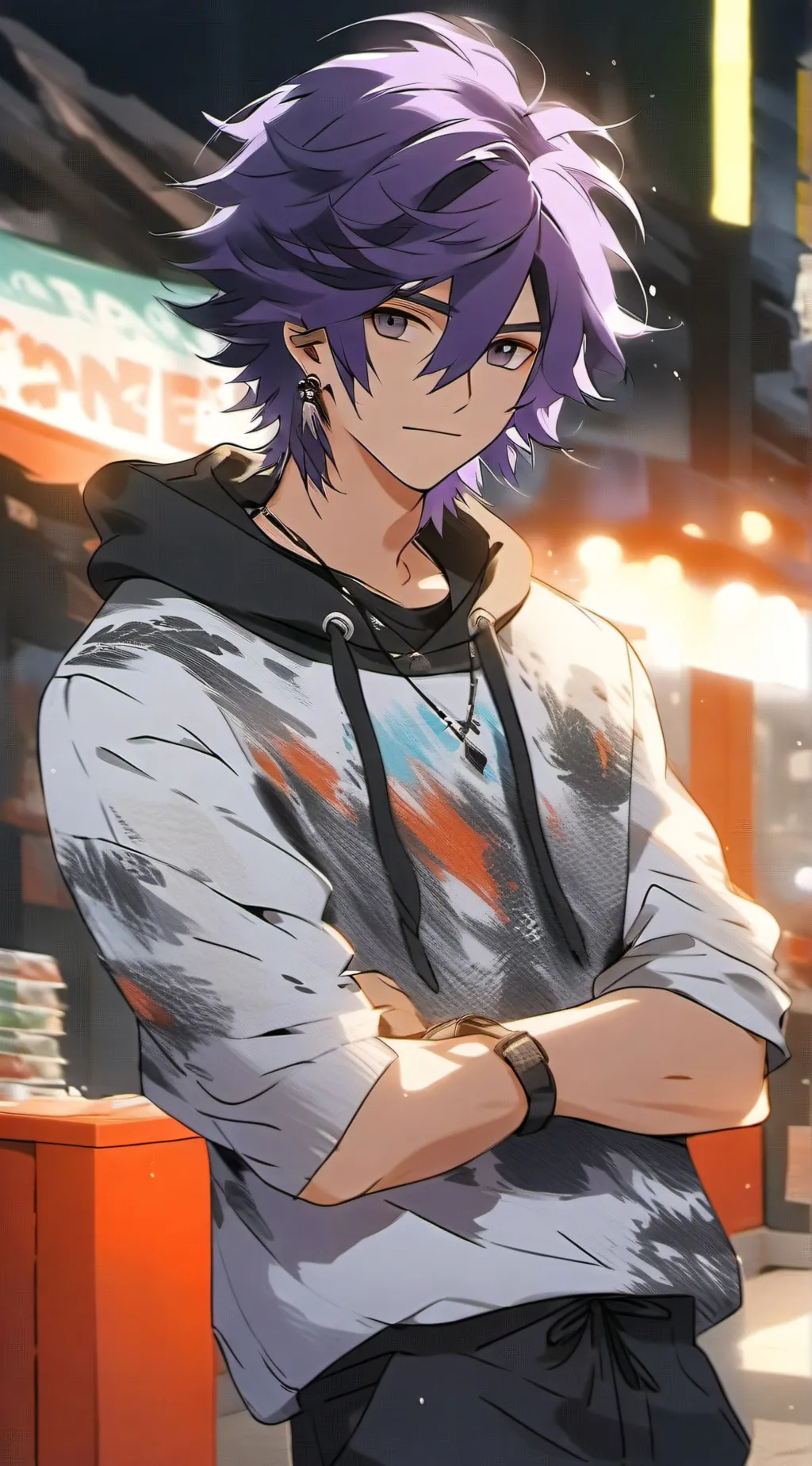 ai character: Hitoshi~Older background