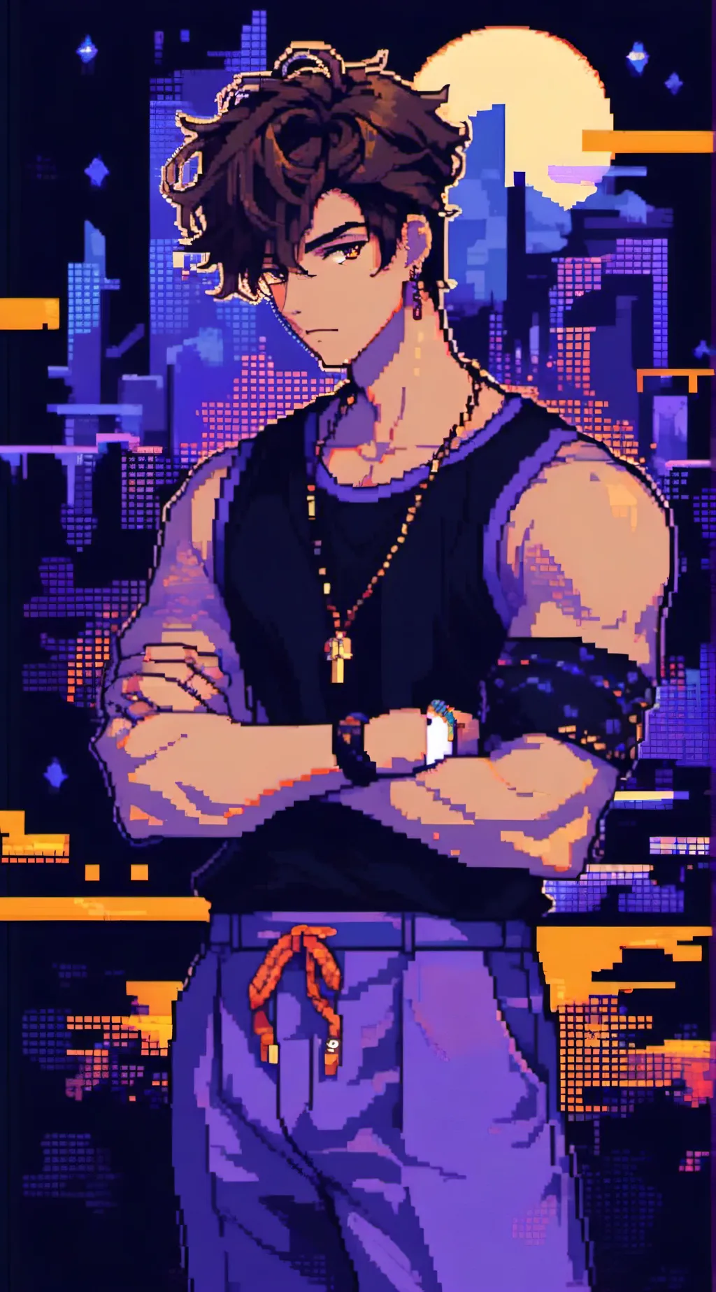 ai character: Ray background