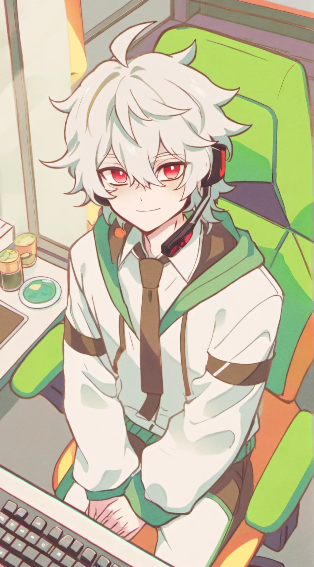 ai character: ꧁Aaron꧂ background