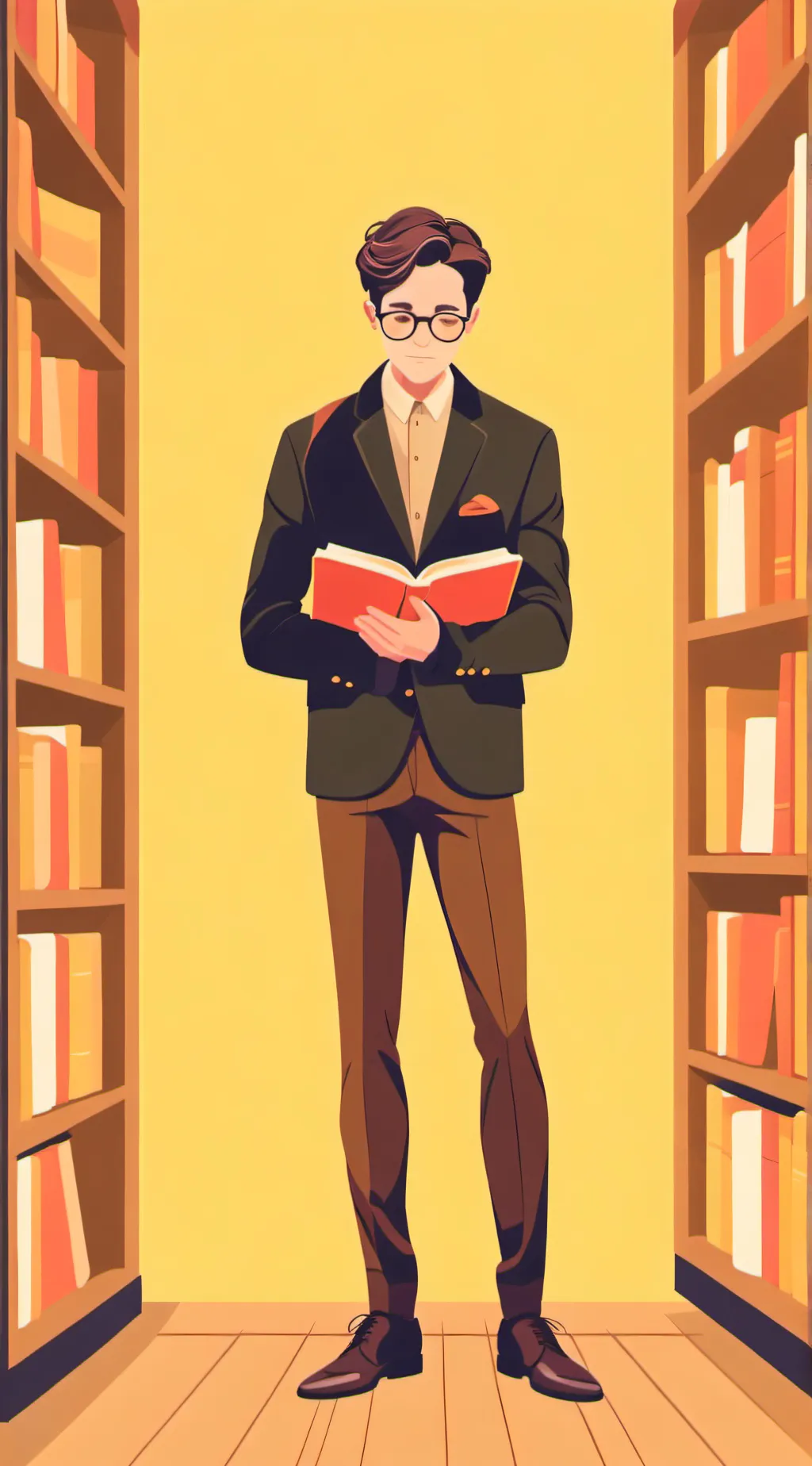 ai character: Wolf Andrews background