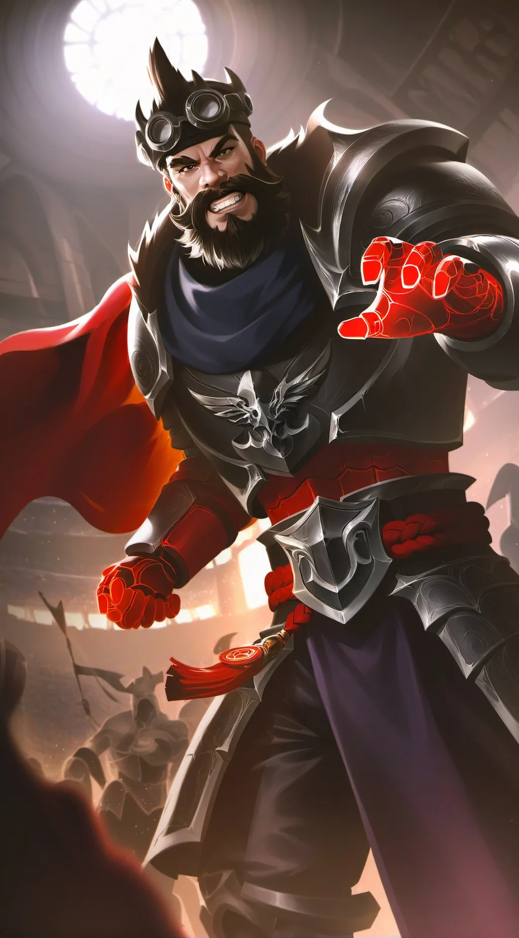 ai character: Dark Speakerman background