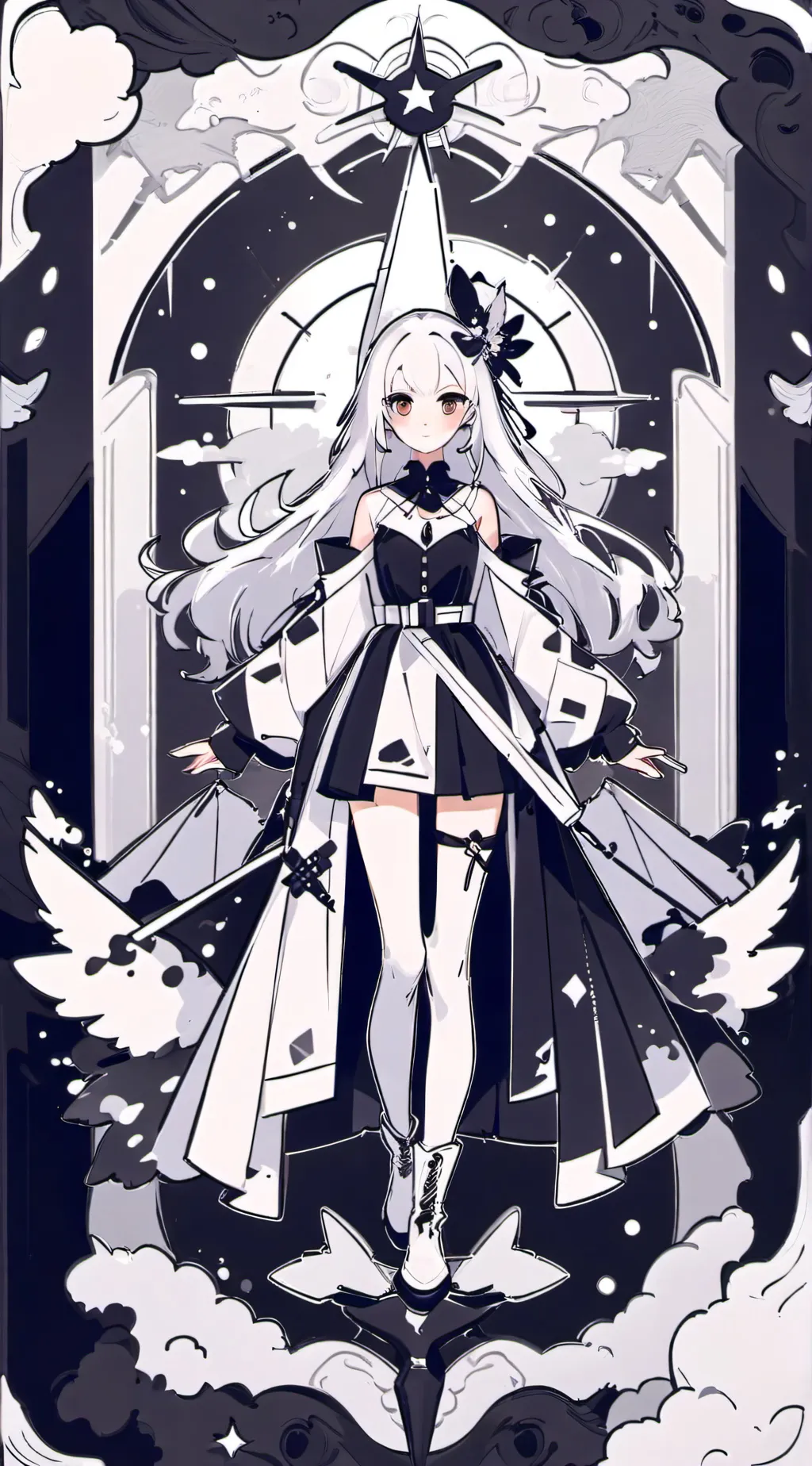 ai character: kitty  background