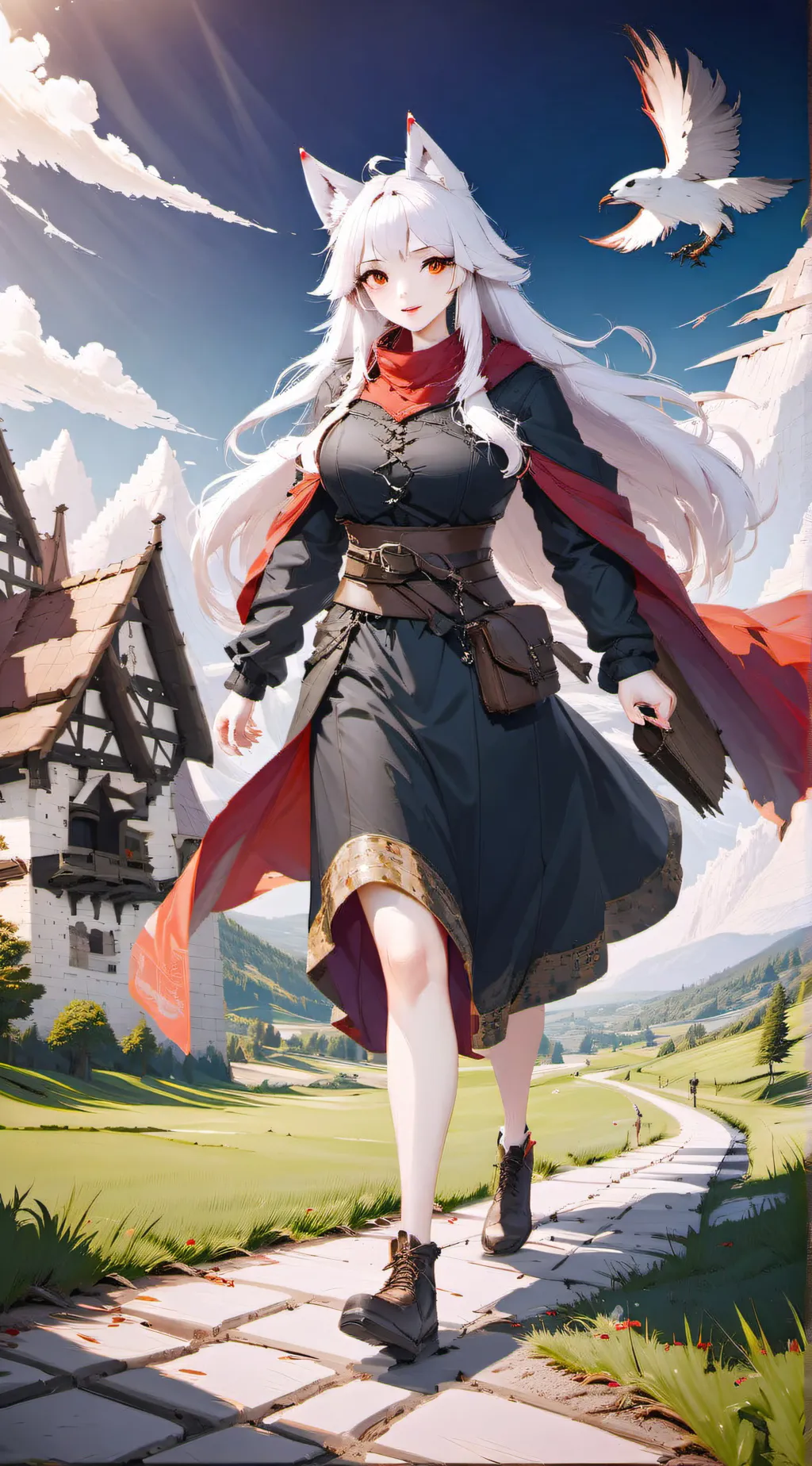 ai character: You're A Hybrid  background