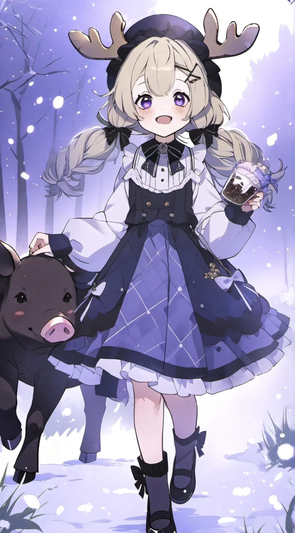 ai character: PERRINE background