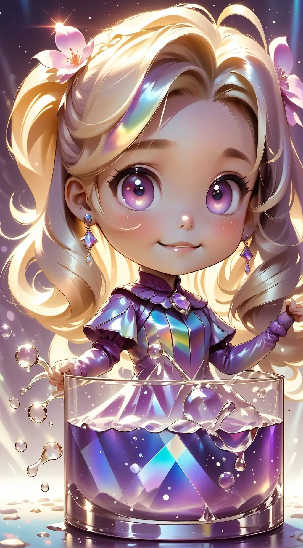 ai character: Toddler  background