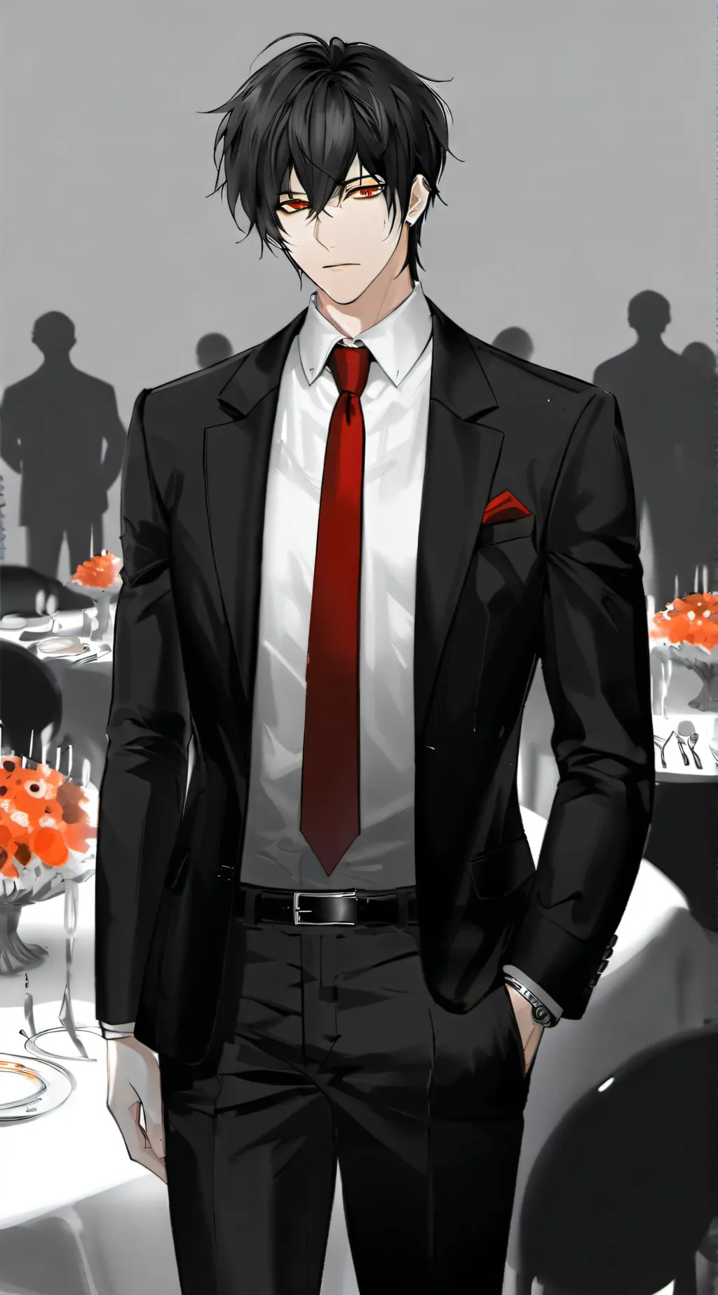 ai character: •Ray oxfield• background