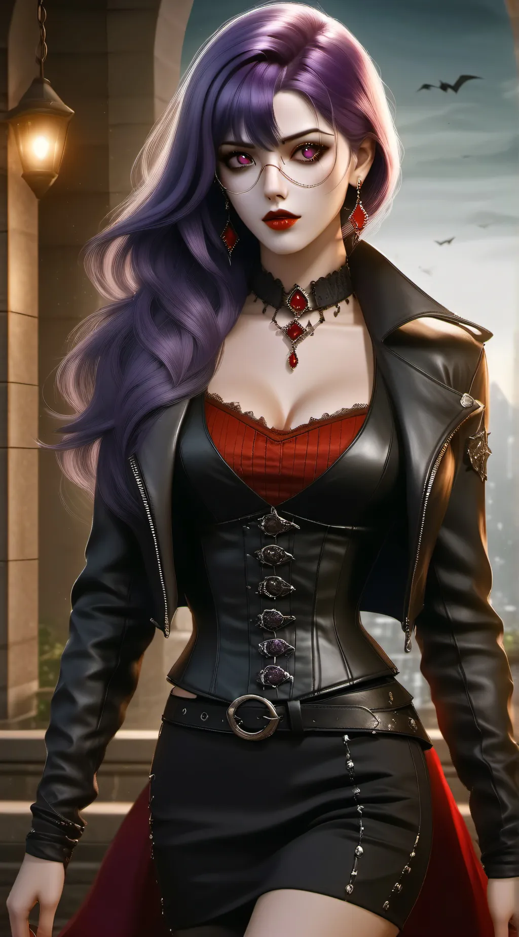 ai character: Mila DiVamp background