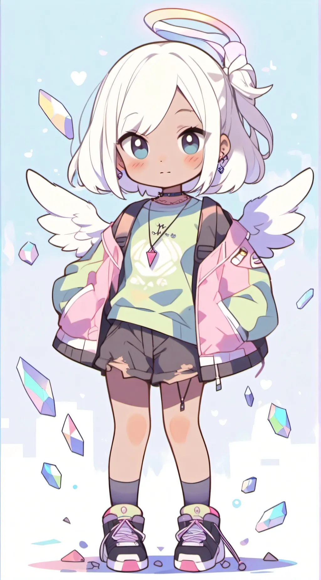 ai character: annoying girl background