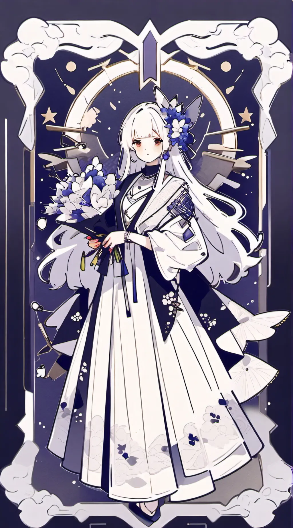 ai character: boys x architect  background