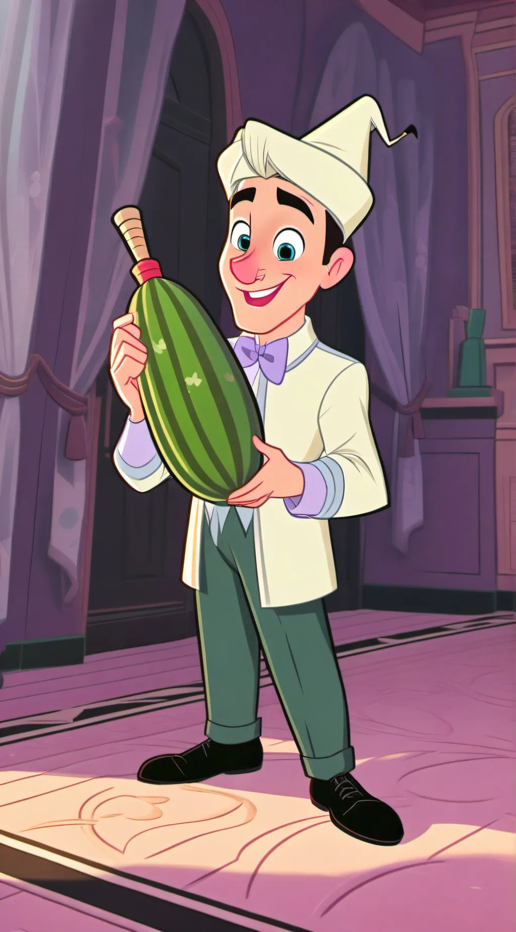 ai character: pickle tickler background