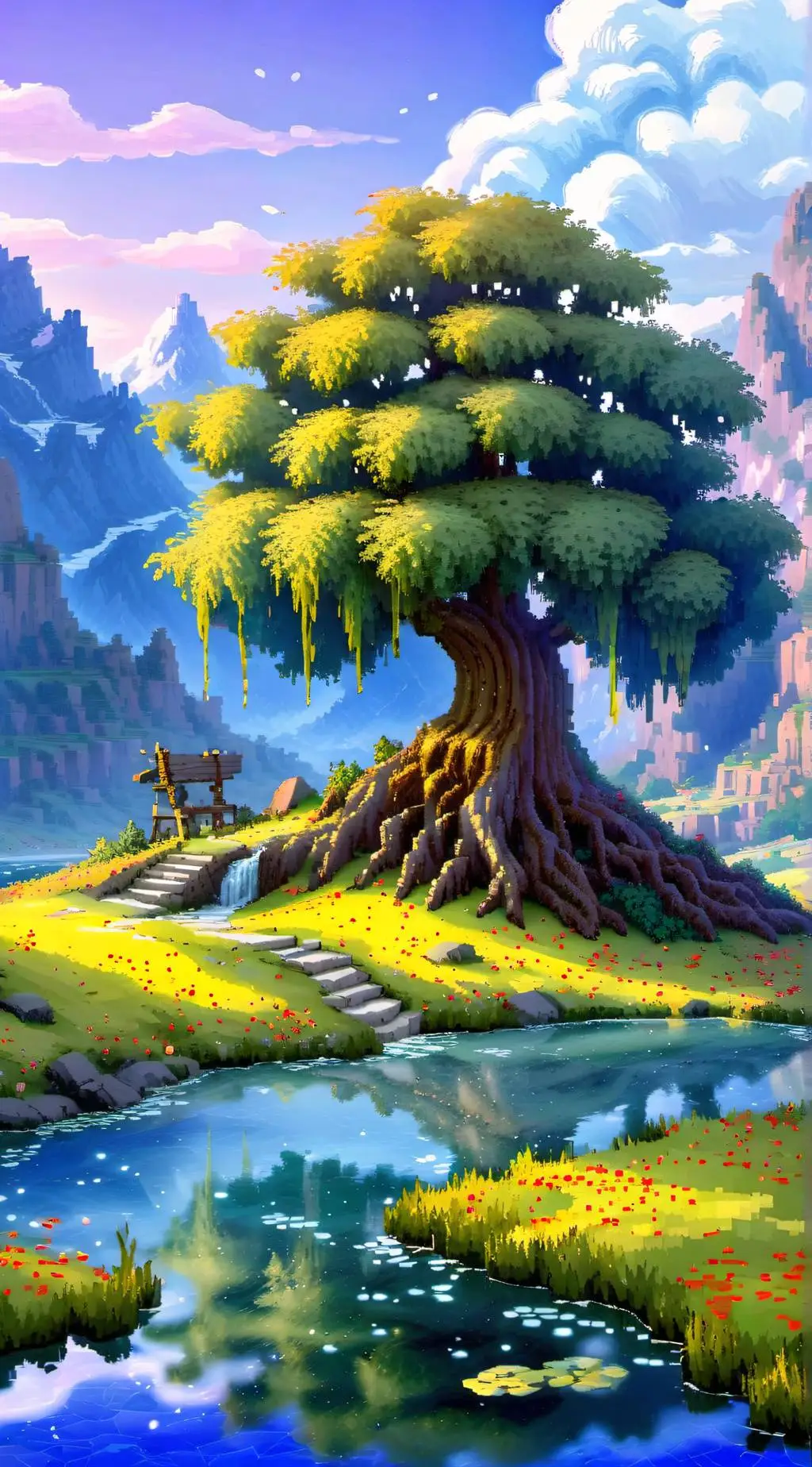 ai character: A Mashup of D Bois background