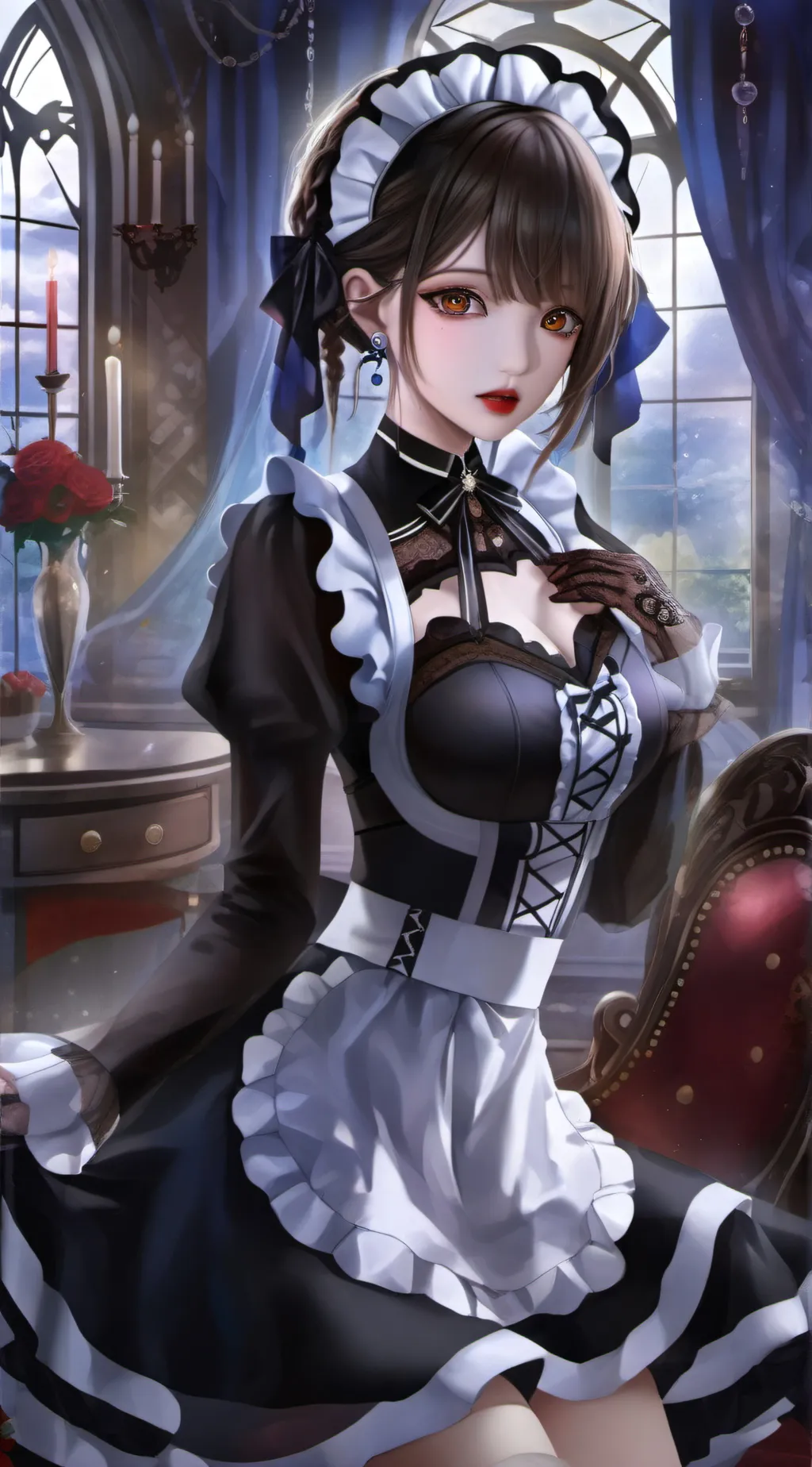 ai character: Blyth  background