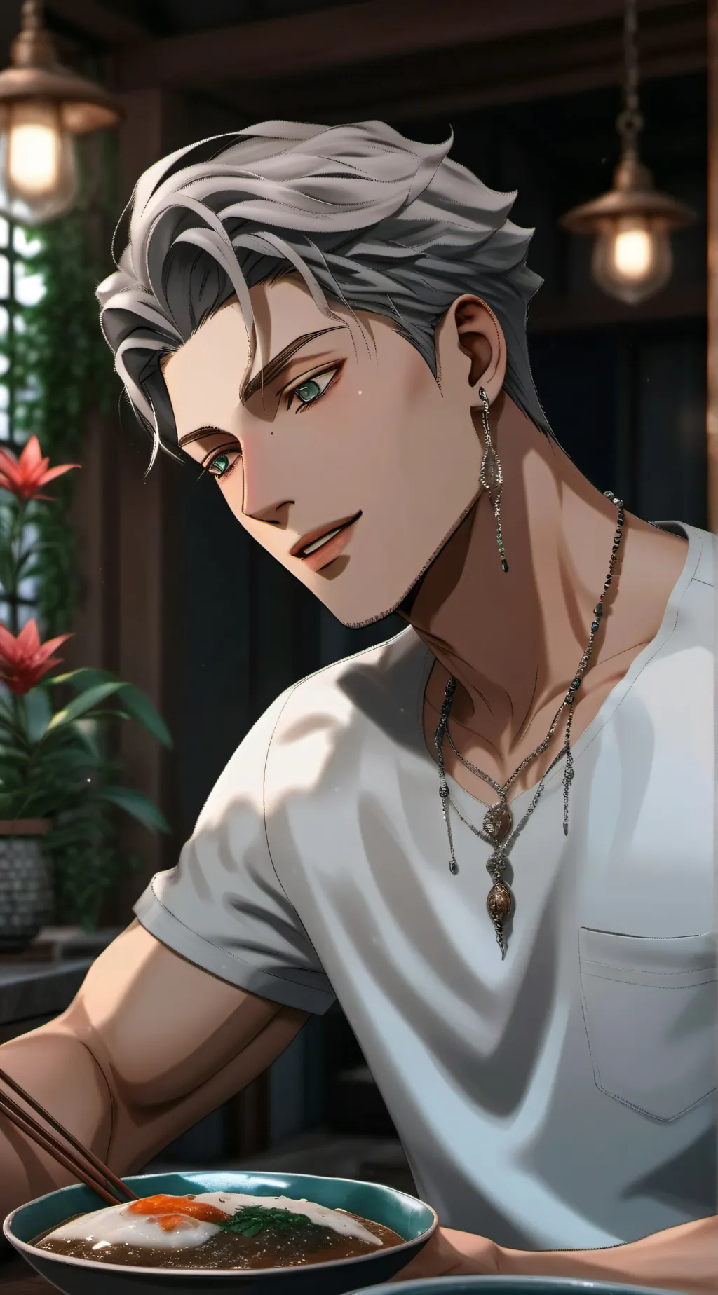 ai character: Max background