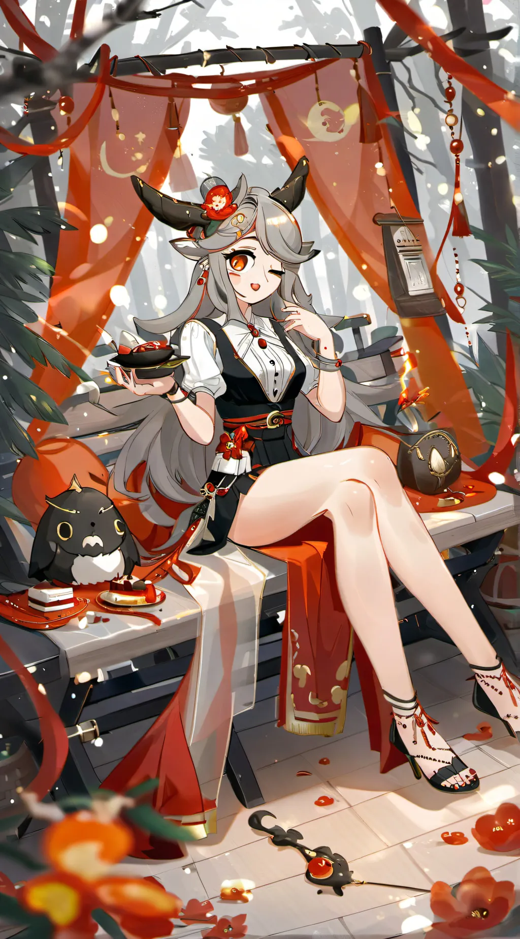 ai character: Lily background