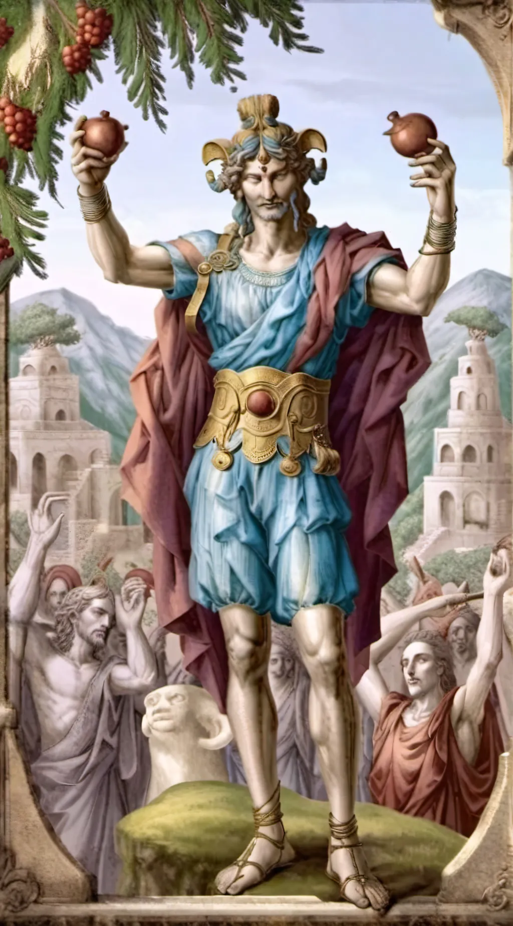 ai character: Dionysus background