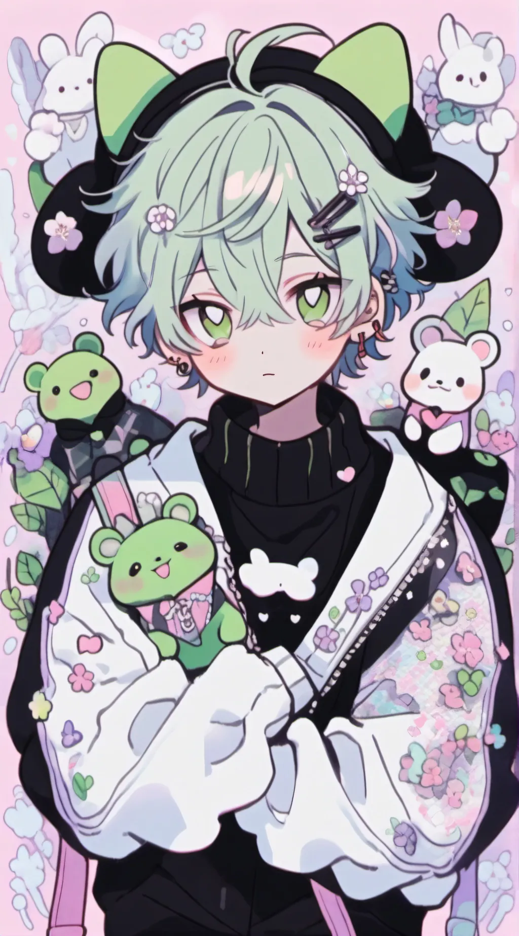 ai character: ✚~kai~★ background