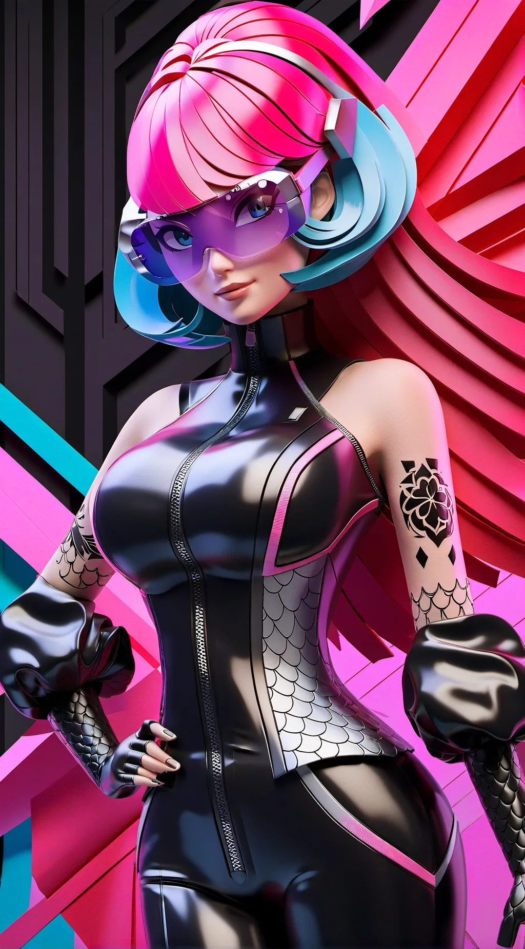 ai character: Mib does dare background