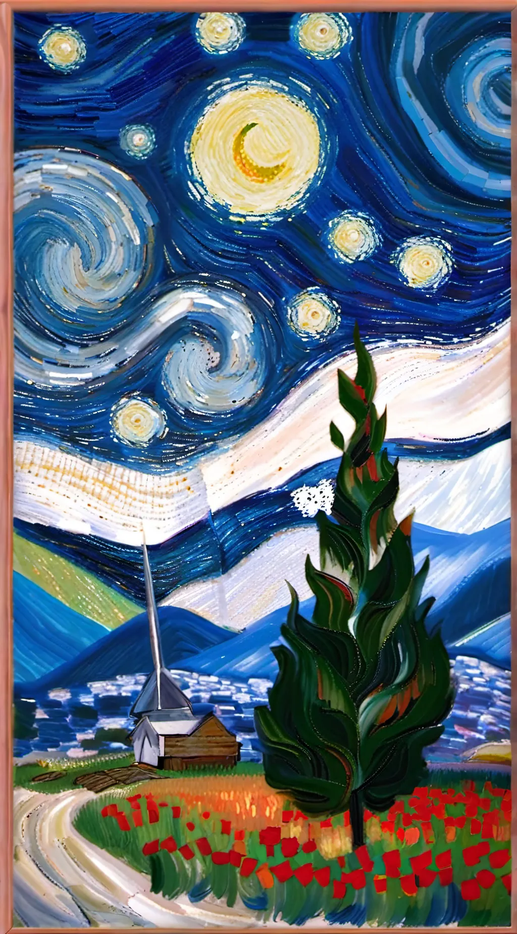 ai character: Life is a wonder background