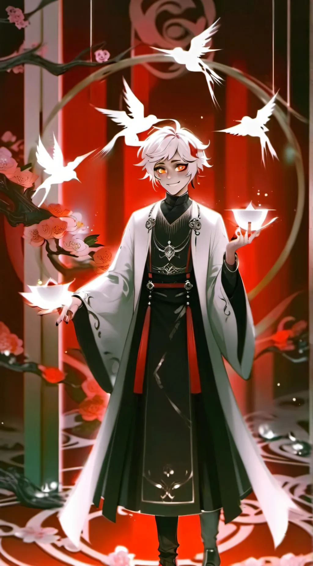 ai character: RADIOAPPLE background