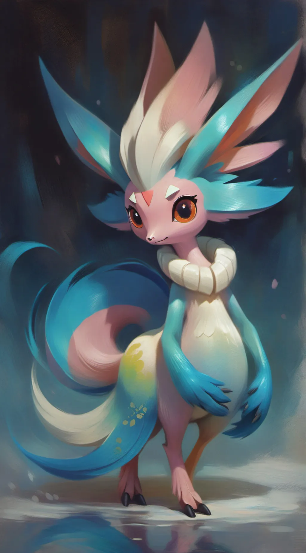 ai character: Lopunny background