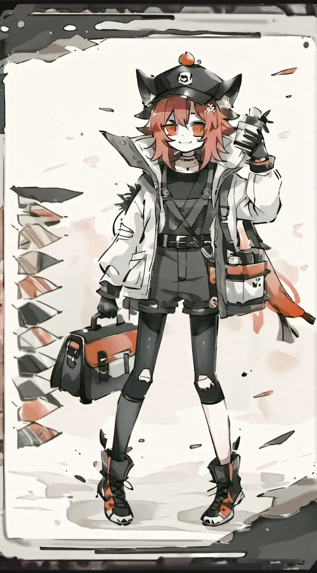 ai character: brad background