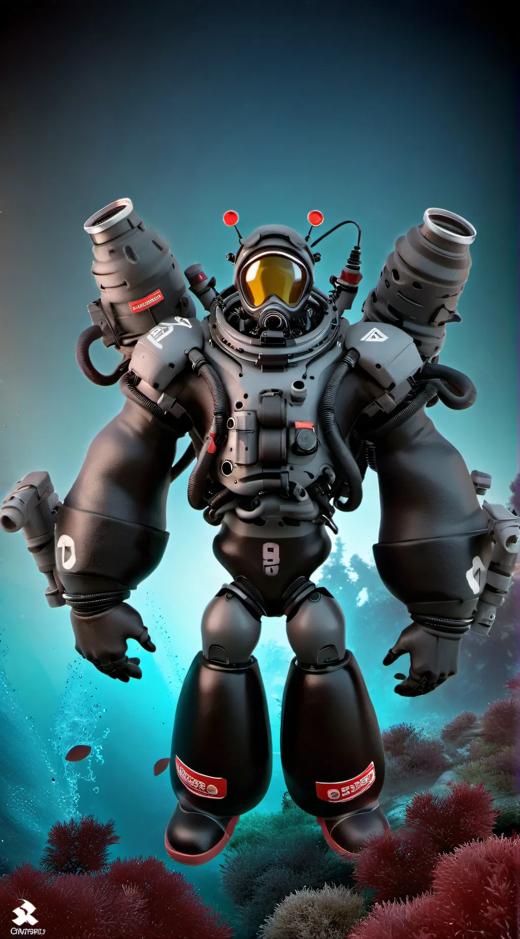 ai character: skubadiver  background