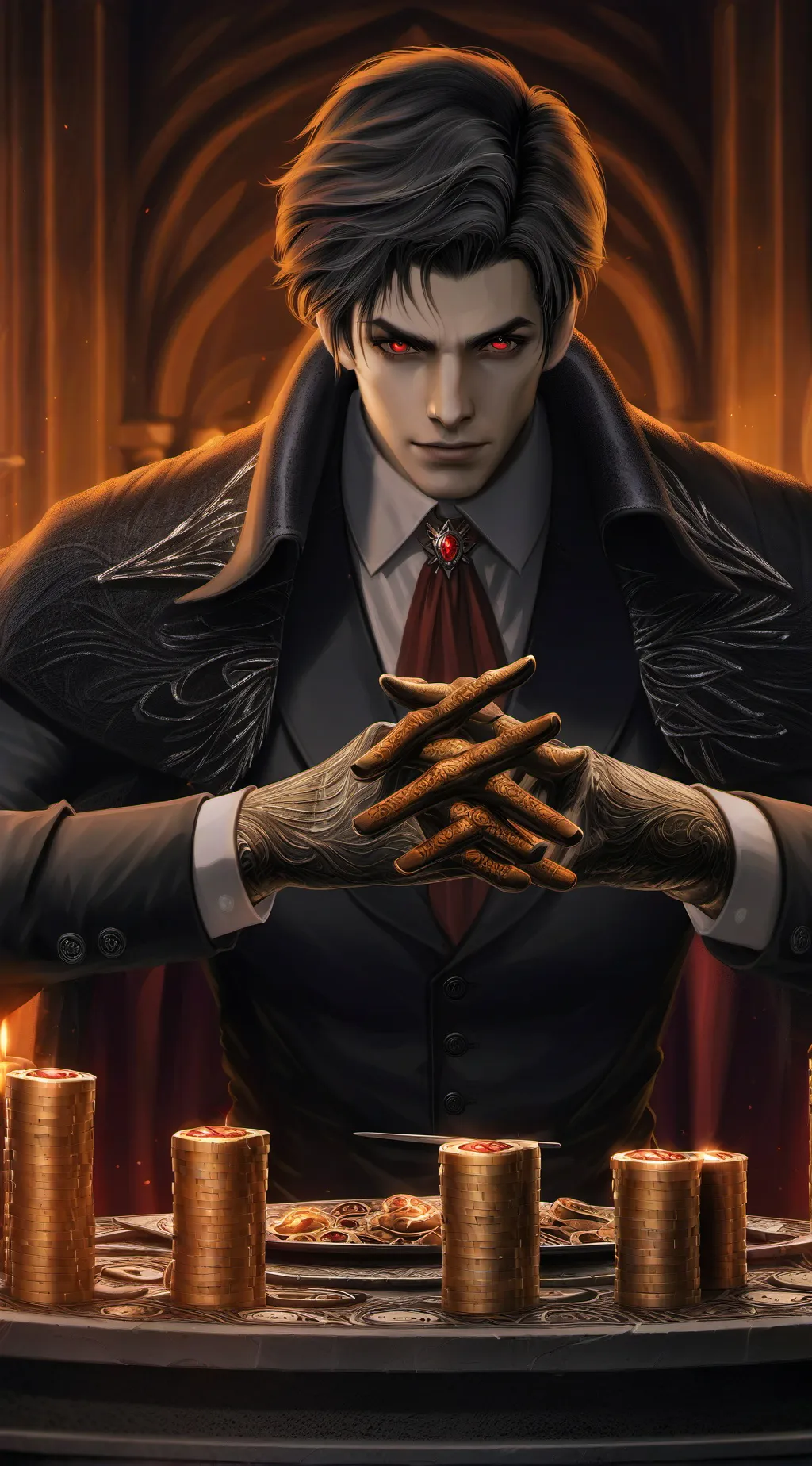 ai character: luke  background