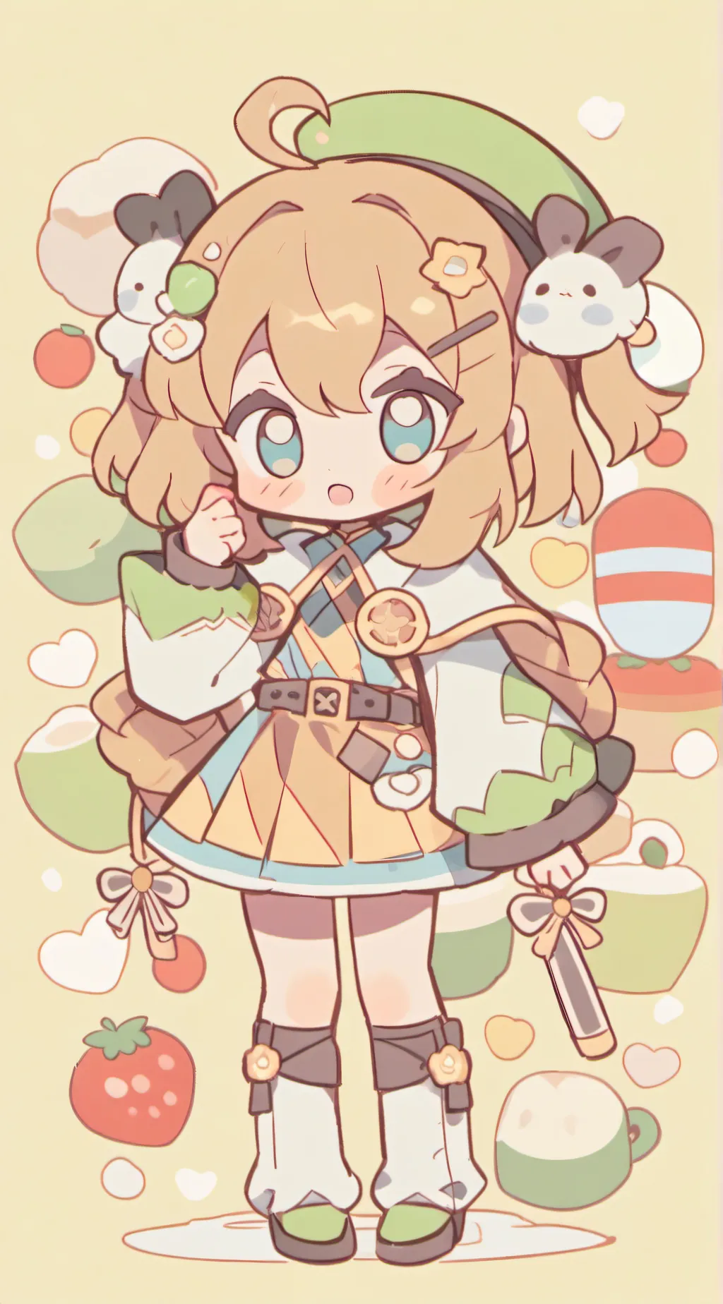 ai character: Charli x Elizabeth background