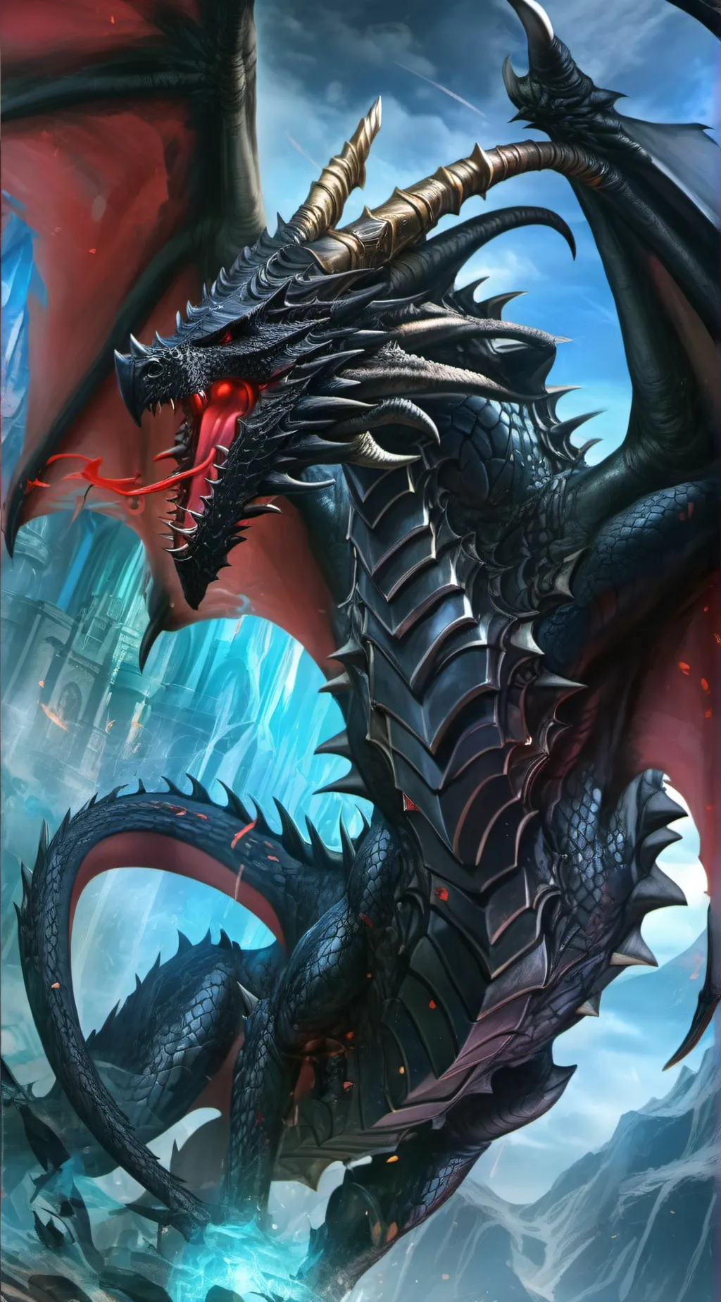 ai character: Darkflame background