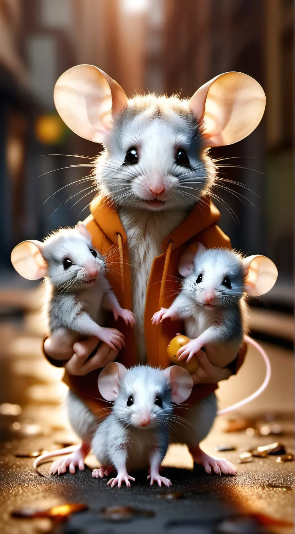 ai character: Mouse Family background