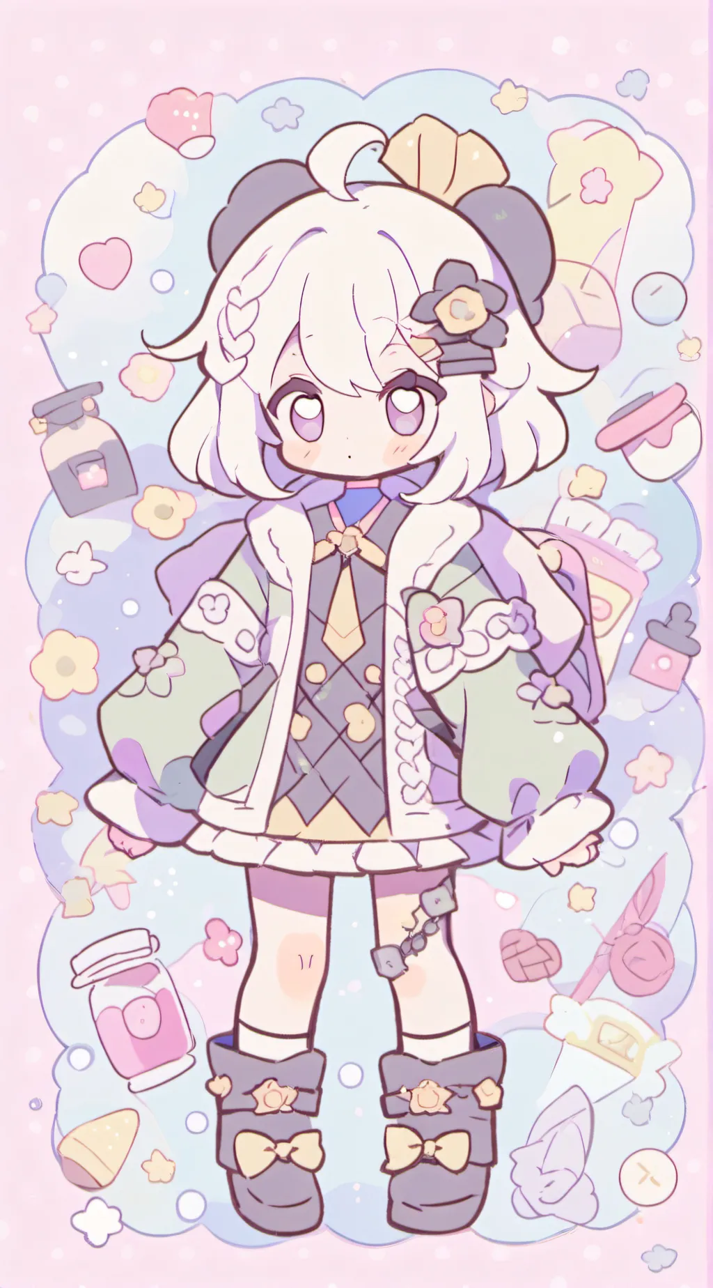 ai character: Milly max background