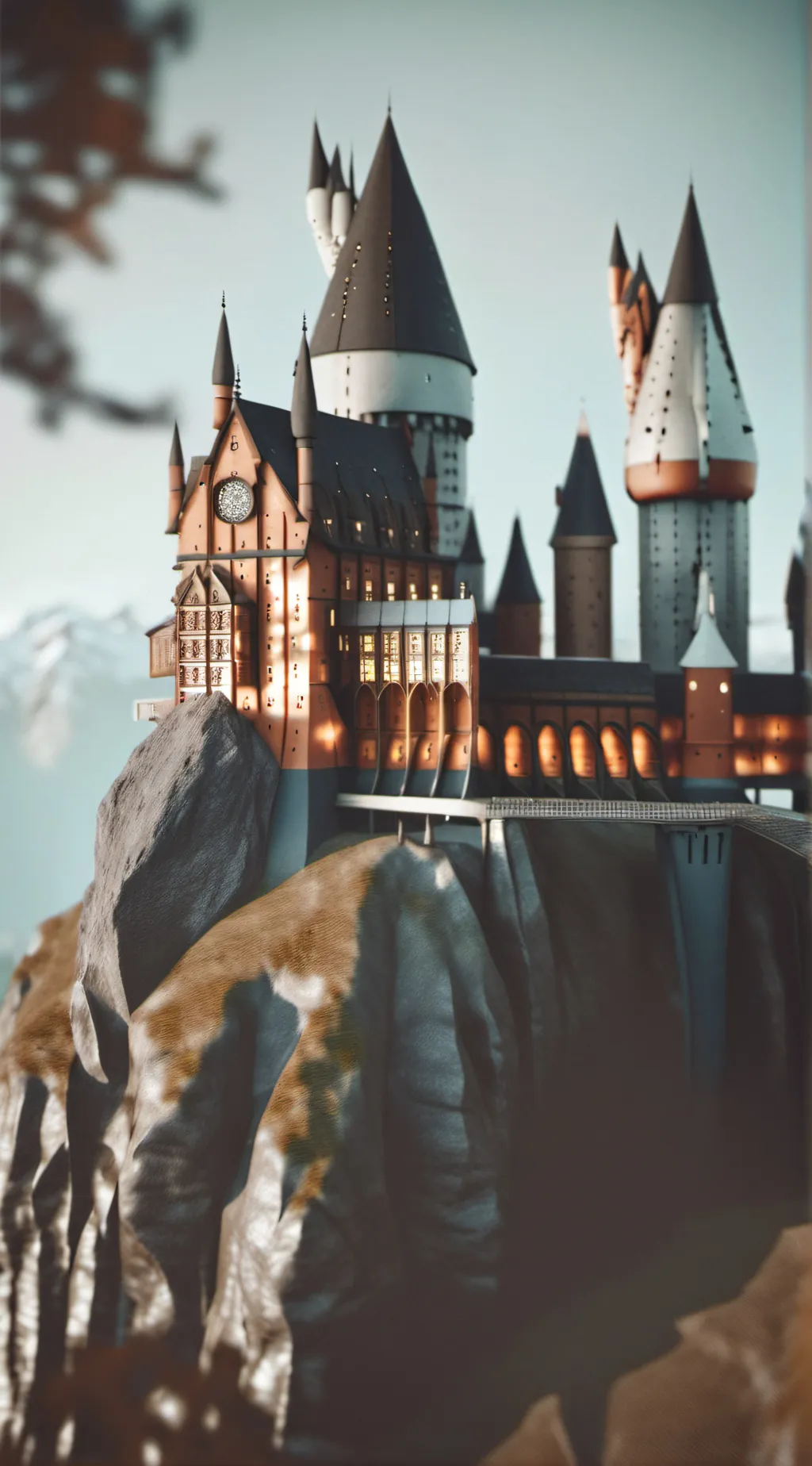 ai character: Hogwarts background