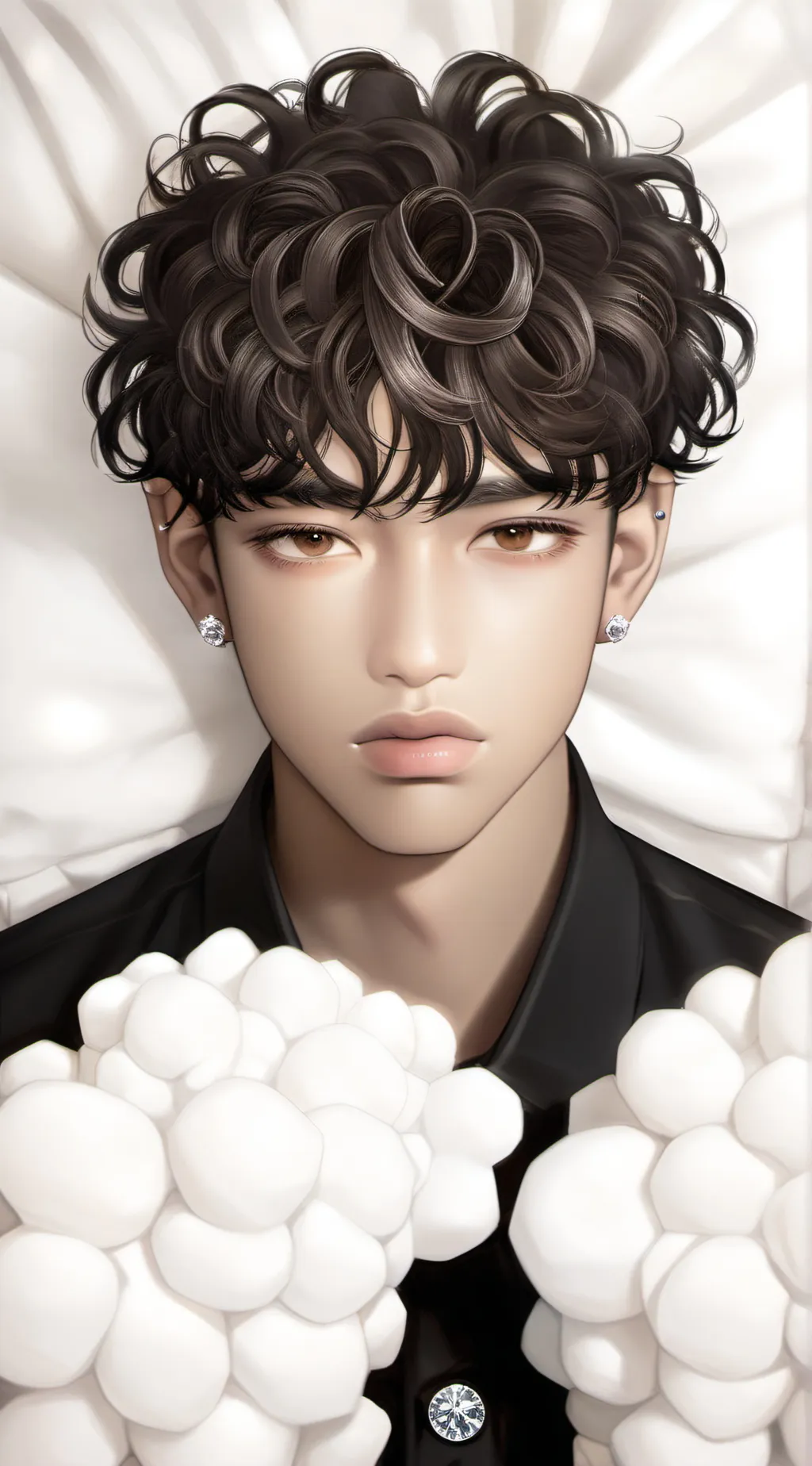 ai character: David Allenton  background