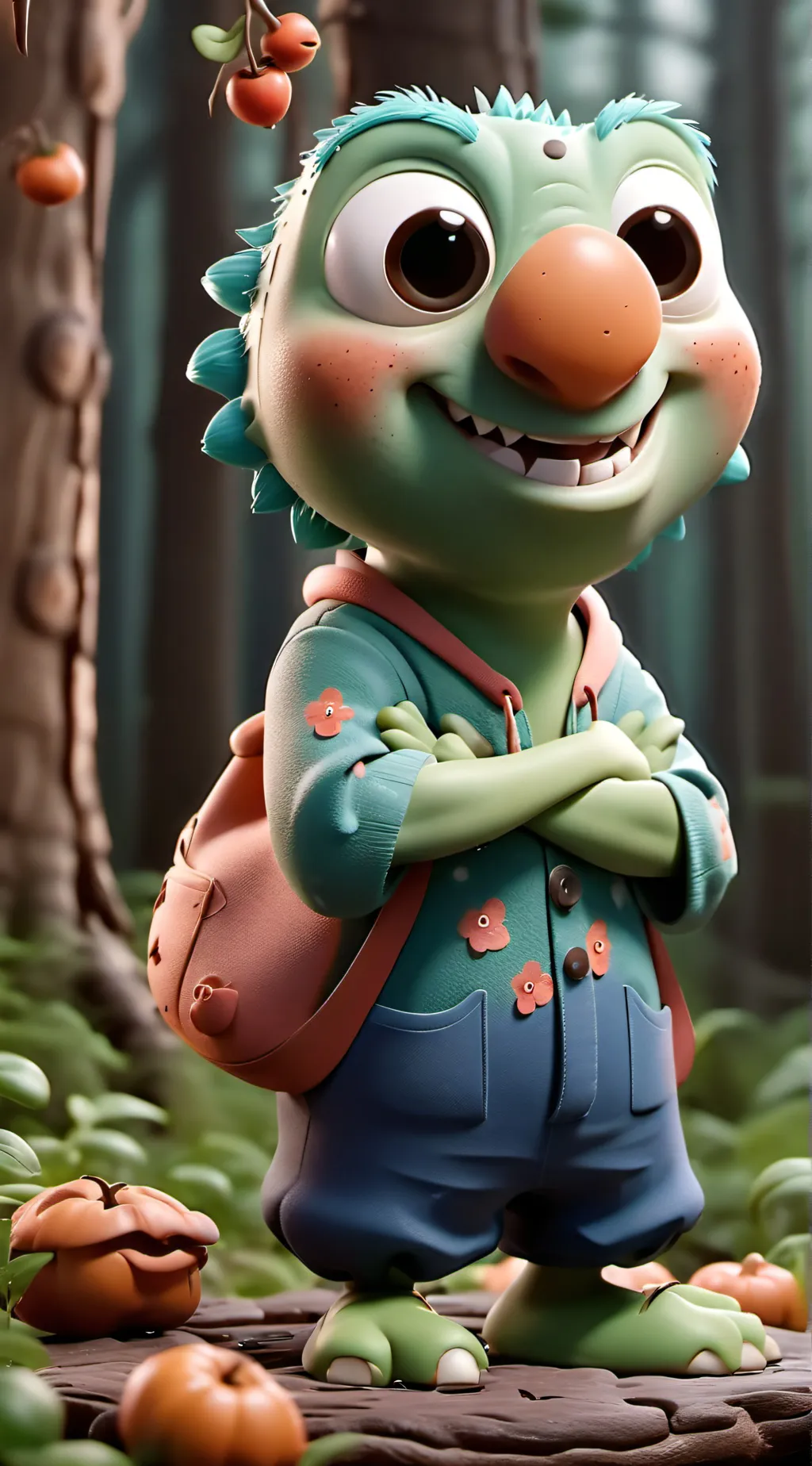 ai character: Porkk background