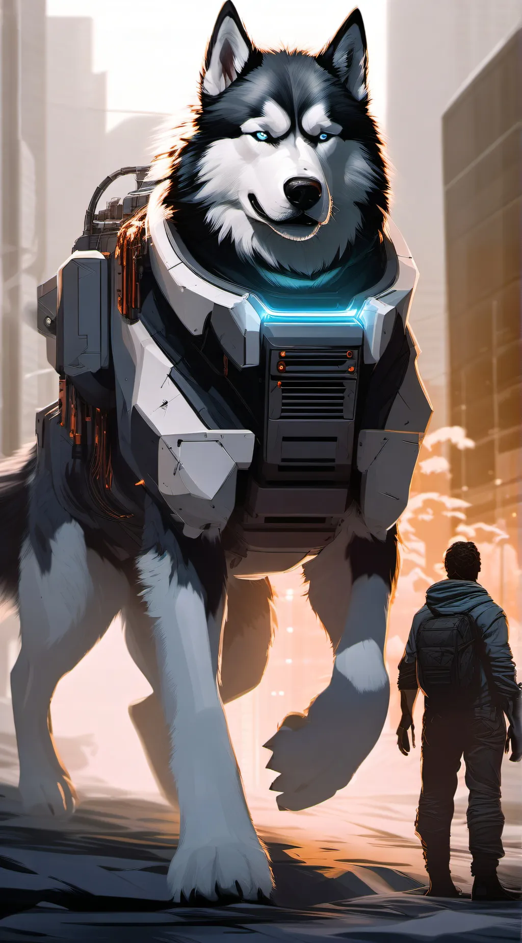 ai character: Husk Lusk  background