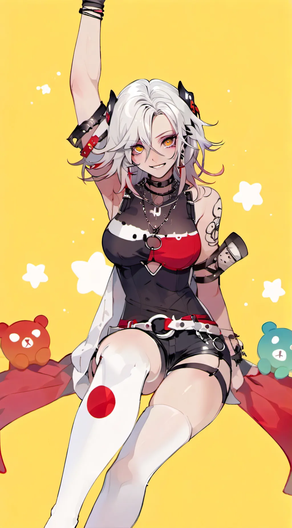 ai character: Happy Milaka  background